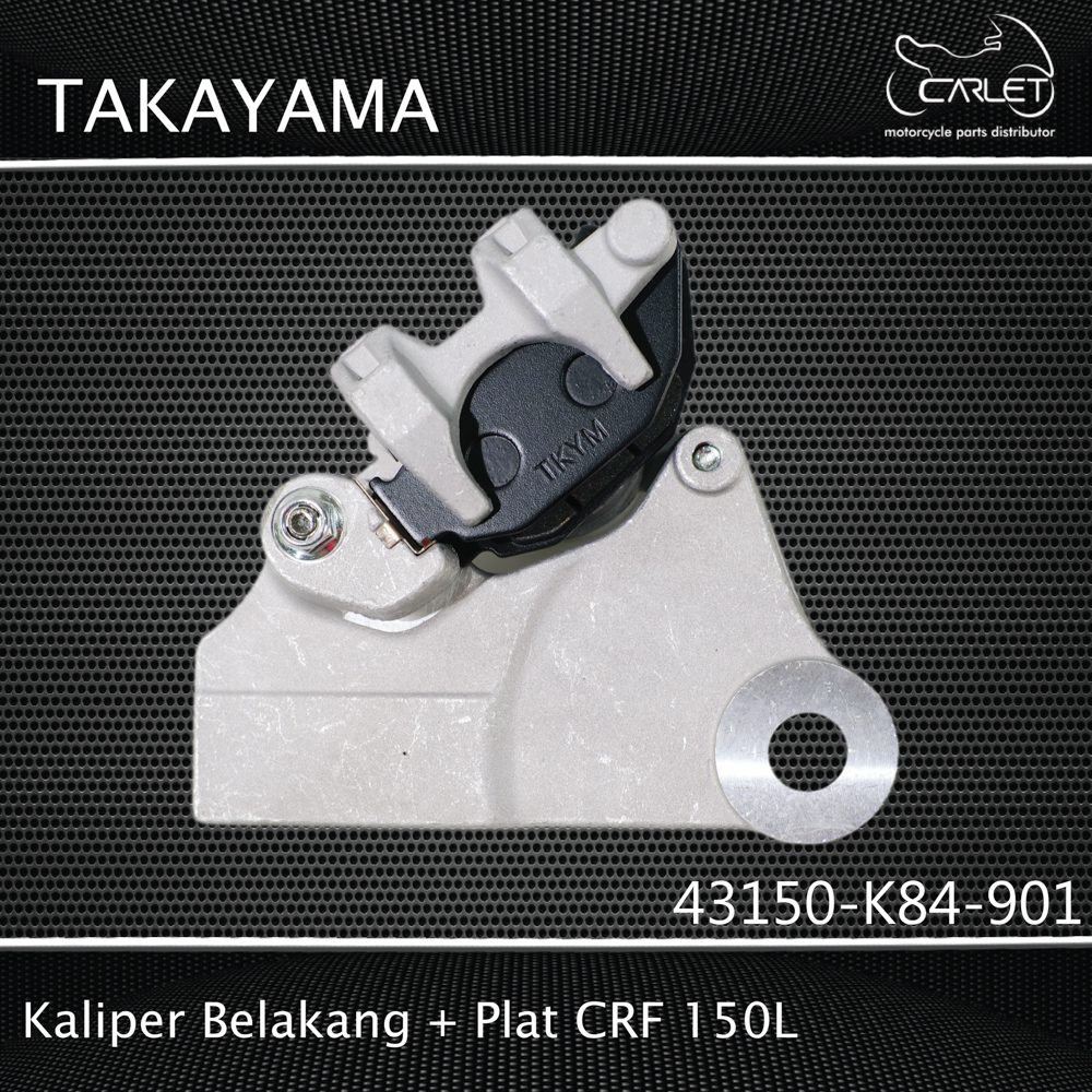 Takayama Kaliper Belakang + Plat CRF 150L (Silver)